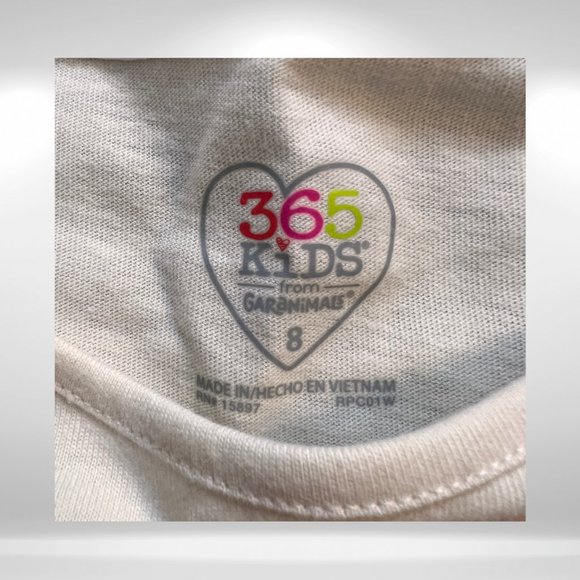 NWT - 365 Cream Long Sleeved Shirt with Cheetah Heart - Girl Power - Picture 2 of 4